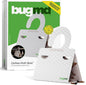 BugMD Clothes & Pantry Moth Traps (6 Count) – Sticky Glue Pheromone-Based Repellent for Closets, Cabinets & Wardrobes – Non-Toxic - White