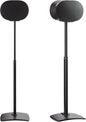 Sanus Height Adjustable Speaker Stands for Sonos Era 300™ - 17" Height Adjustment Sonos Stand Includes Carpet Spikes & Rubber Pads - Easy DIY Install Comes w/All Hardware - Black Pair