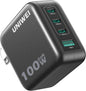 UNIWEI 100W USB C Charger Block, 4-Port GaN and Ultra-Compact Wall Adapter, for MacBook, iPhone 17/16 Series, Samsung Galaxy, Pixel, and More