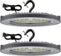 THELUX 2Pack High Bay Led Shop Lights 200W 5000K 28000lm(Equiv.800WMH/HPS), Led High Bay Light with US Plug&5Ft Cable for Commercial Lighting Warehouse,Garage,Gym,Workshop,Barn etc.