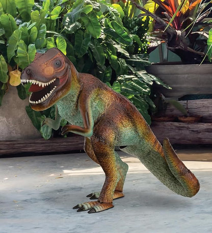 Regal Art & Gift Dinosaur Metal Statue – Indoor Outdoor Decorative Sculpture for Home & Garden Décor, Weather-Resistant Yard Art Figure for Patio, Lawn, Tyrannosaurus