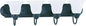Nuvo Lighting 60/3163 Traditional Four Light Vanity from Ballerina Collection in Bronze/Dark Finish