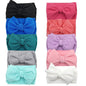 Baby Headbands for Girls Nylon Hair Bows Turban Knotted Headwraps for Newborn Infant Toddlers Kids (PR23-10)