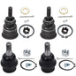 Detroit Axle - 4 Front Ball Joints for 2002-2005 Ford Explorer Mercury Mountaineer Lincoln Aviator 2003 2004 Upper Lower Ball Jo