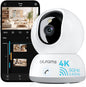 blurams Cameras for Home Security, 2K Pet Camera with Phone App, 360° PTZ Indoor Cameras, 2-Way Talk, Motion Tracking, Color/IR Night Vision, Compatible with Alexa, 8MP, Wi-Fi 6