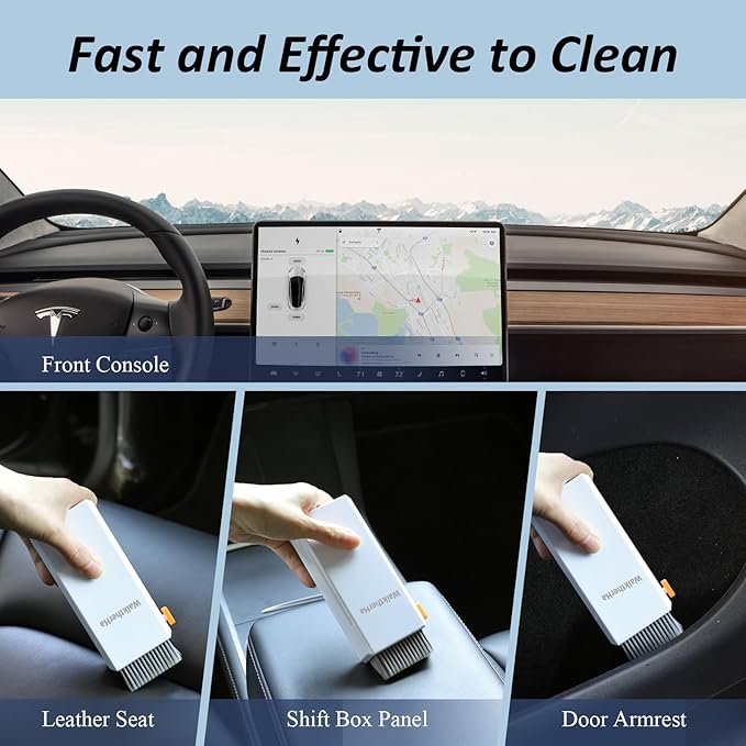 Keyboard Cleaner Laptop Cleaning Kit, All in One Keyboard Cleaning Kit with Car Screen Cleaner Spray, Retractable Detailing Brush for Phone iPhone Computer PC MacBook Airpod Camera Lens Elecitroncs