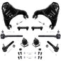 Detroit Axle - 10pc Front End Kit for Chevy Blazer S10 GMC Jimmy Sonoma Isuzu Hombre Olds Bravada 2 Upper Control Arms w/Ball Jo