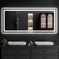 LED Bathroom Mirrors 28"x60" Bathroom Mirror with Lights for Wall, Backlit + Front Lit, 3 Colors, Anti-Fog, Dimmable Brightness for Vanity,Bathroom, Entryway, Living Room