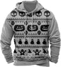 Halloween Hoodie Men Graphic Pumpkin Ghost Printed Sweatshirt Casual Trendy Long Sleeve Halloween Hooded Tops with Pockets