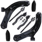 Detroit Axle - 8pc Front End Control Arms Kit for 2009-2014 Nissan Cube, 2007-12 Versa, 2 Lower Control Arms w/Ball Joints 4 Inn