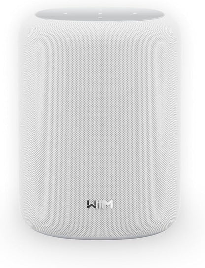 WiiM Sound Lite Smart Speaker, Hi‑Res 24‑bit/192 kHz, AI RoomFit™ Room Correction, 100W Peak, Wi‑Fi 6E/Bluetooth 5.3, Multi‑Room & Stereo Pairing, White