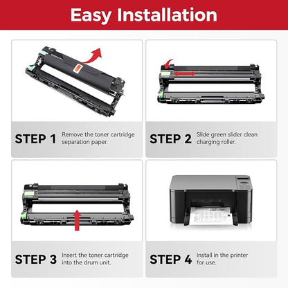 DR223CL Compatible Drum Unit Replacement for Brother DR223CL DR-223CL DR223 compatible with Brother MFC-L3770CDW MFC-L3750CDW HL-L3270CDW HL-L3290CDW HL-L3230CDW (Black, Cyan, Magenta, Yellow, 4 Pack)