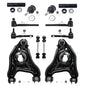 Detroit Axle - 12pc Front Suspension Kit fits 2WD ONLY 2 Lower Control Arms & Ball Joints, 4 Inner & Outer Tie Rod End Links 2 T