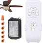 LPHUMEX Ceiling Fan Light Remote Control Kit with Ultra-Small Receiver – Ceiling Fan Speed, Timer & Light Control, Universal Compatibility for AC Motor Hunter/Honeywell/Hampton Bay/Other Ceiling Fans