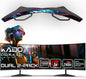 Kado 25" Class Dual Gaming Monitor Setup - 2-Pack 24.5" Curved 1500R 240Hz 1ms 1920x1080 Computer Monitor, Parallel Gaming AMD FreeSync Premium Panoramic, VESA Mount HDMI DisplayPort Built-in Speakers