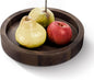 TIDITA 10” Small Lazy Susan Organizer, Acacia Wooden Lazy Susan Turntable for Cabinet - 360° Swivel Pantry Organizers and Storage for Home and Kitchen - Decorative Tray, Cheese Board (Walnut Color)