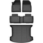 AUTOBULL Floor Mats & Cargo Liner for 2025 2026 Chevy Equinox (Fit Gas) & GMC Terrain, Car Mats Full Set 6-Piece,All-Weather TPE