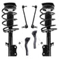 Detroit Axle - 6pc Front Struts Kit for 2007-2012 Nissan Sentra [Base S SL SR] Complete 2 Front Struts with Coil Spring 2 Sway B