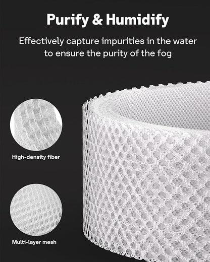 Leemone Upgraded Carbon Fiber Evaporator Filter Replacement Compatible with Dyson PH01 PH02 PH03 PH04 PH3A Air Purifier Humidifier, Part No. 970718-01, 2 Pack