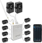 Smart Home Energy Monitor with 8 50A Circuit Level Sensors, Measure Power Usage in Real-Time, History with App (8 50A Circuit Level Sensors) - Compatible with Home Assistant