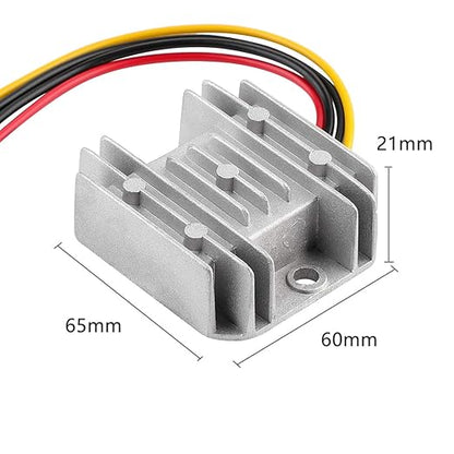 DC Voltage Reducer DC 24V Step Down to 12V 10A 120W Voltage Regulator Power Converter Waterproof Module Transformer for Golf Cart Club Car