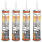 Dicor 501LSW-1, Lap Sealant Self-Leveling, White, 10.3 Ounce Tube (4)