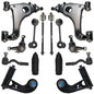 Detroit Axle - RWD Front End Suspension Kit for Mercedes-Benz E320 E420 E430 E55 AMG, Upper Control Arms Ball Joints Lower Contr