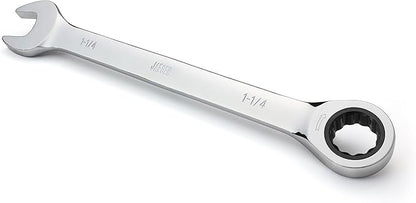 Jaeger 1-1/4 Inch Ratchet Wrench with 135-Tooth Ratcheting Precision and Hardened, Polished Steel for Projects with Tight Spaces