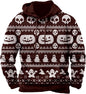 Halloween Hoodie Men Graphic Pumpkin Ghost Printed Sweatshirt Casual Trendy Long Sleeve Halloween Hooded Tops with Pockets