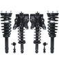 Detroit Axle - 6PC Front and Rear Strut & Coil Spring Complete Assemblies w/Front Sway Bar Links for 2001-2005 Hyundai Sonata/Ki