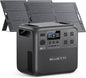 BLUETTI Solar Generator Elite 200 V2 with 2 100W Solar Panels Included, Portable Power Station 2073.6Wh w/ 4 2600W AC Outlets, 17-Year Lifespan LFP Emergency Power for Home Backup, Outages, Camping