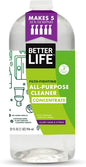 Better Life All Purpose Cleaner Concentrate- Multipurpose Home and Kitchen Cleaner for Glass, Countertops, Appliances, Upholstery & More - 32oz Clary Sage & Citrus Concentrate
