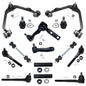Detroit Axle - RWD Front End Kit for Ford Expedition F-150 F-250 Lincoln Navigator, Upper Control Arms Tie Rods Adjusting Sleeve