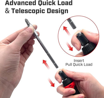 Multi Ratcheting Screwdriver Set: 21 in 1 Magnetic Multiple bits Suitable for Everyday Household Use