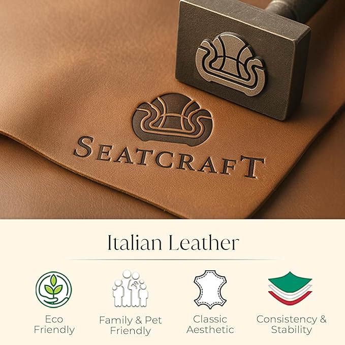 Seatcraft Diamante Zero-Gravity CoolZero Italian Leather Home Theater Seating, Power Headrest, Power Recline, Row of 5, Smokey Blue