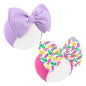 Easter Bows for Girls Rabbit Cheer Bow Baby Girl Headbands Easter Bunny Hairbands Hair Accessories Hair Bows for Girls Infant Easter Gift