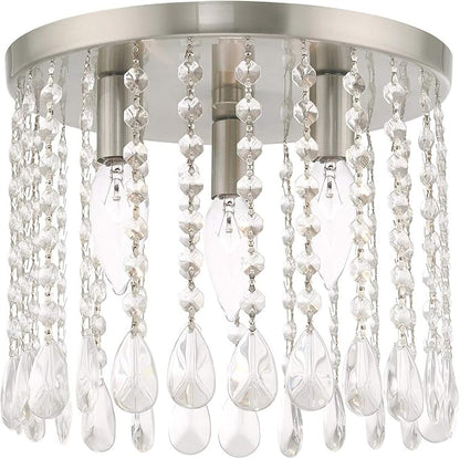 Livex Lighting 3 Lt Brushed Nickel Ceiling Mount
