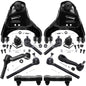 Detroit Axle - 4WD Front End 12pc Suspension Kit for Chevy Blazer S10 GMC Jimmy Sonoma, 2 Upper Control Arms 2 Lower Ball Joints