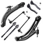 Detroit Axle - Front End 8pc Suspension Kit for Nissan 07-12 Sentra 2007 2008 2009 2010 2011 2012, 2 Lower Control Arms w/Ball J