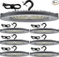 THELUX 200W 6 Pack UFO High Bay Led Lights Super Bright 28000LM 5000K High Bay LED Shop Lights with US Hook 5'ft Cable Alternative to 800W MH/HPS for Workshop, Gym, Warehouse,Exhibition Hall etc