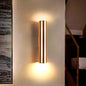 Indoor Led Creative Loft Warm Light Modern Corridor Living Room Bedside Lamp Decoration Alumiwall Lighting,Golden,10X50Cm(7W) (Golden 10X30Cm(7W))