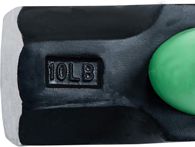 Hooyman Sledge and Club Hammer with Heavy Duty Construction, Ergonomic No-Slip H-Grip Handle, Fiberglass Core, High Strength Steel for Construction, Gardening, Land Management, Yard Work, and Outdoors