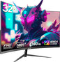 Gawfolk 32 inch Gaming Monitor 1800R Curved Computer Monitors 165HZ / 180HZ PC Monitors VA Screen for Home, Office and Dormitory, FHD 1080P Computer Monitor Support HDMI & DP