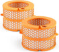 Leemone Upgraded Carbon Fiber Evaporator Filter Replacement Compatible with Dyson PH01 PH02 PH03 PH04 PH3A Air Purifier Humidifier, Part No. 970718-01, 2 Pack