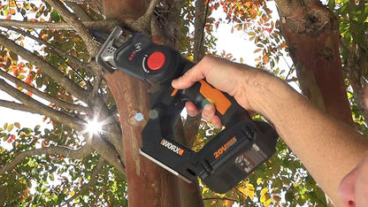 Worx WX550L.9 20V Power Share Axis Cordless Reciprocating & Jig Saw (Tool Only)