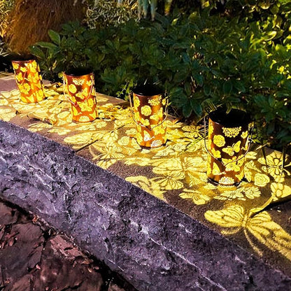 Christmas Gifts for Women, Solar Lanterns Outdoor Waterproof Butterfly Birthday Gifts for Women Mom Grandma Garden Decor Flower Hanging LED Decorative Light for Patio Yard Lawn Gardening Gifts