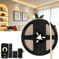 V4light Smart COB LED Strip Lights 32.8ft 24V, Tunable White 2700K–6500K Dot-Free Lighting, Alexa & Google Voice Control, App & Remote, CRI90+ Under Cabinet Lighting for Kitchen & Closet