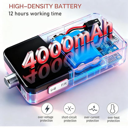 Electric Nail Drill Machine,Lumcrissy Colorful Rechargeable 35000 RPM Nail Drill Portable E-File with Detachable Battery,Portable Electric Acrylic Nail Tools ,Polishing,Nail Removing (Pure Pink)
