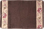 Zahari Home Larrisa Floral Bathroom Rug Luxury Bath Rug Washable Contemporary Decor Beautiful Shower Mat Unique Design Stylish Non Slip Shower Mat Flower Bath Rug Bath Shower Tub Decor
