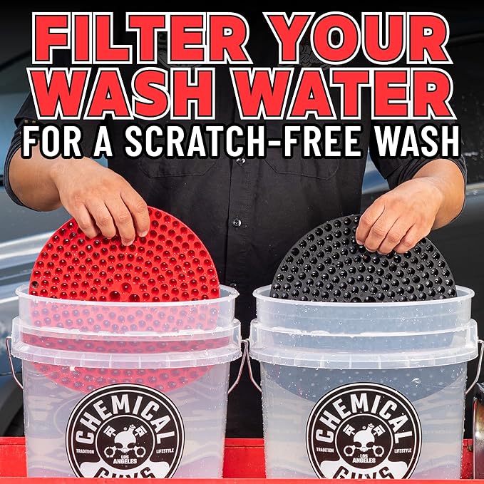 Chemical Guys HOL129 Best Two Car Wash Bucket Kit to Wash & Dry (11 Items Including 3 16 oz. Chemicals)